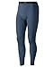 Duofold Men's Mid Weight Double Layer Thermal Pant, Blue Jean, Small