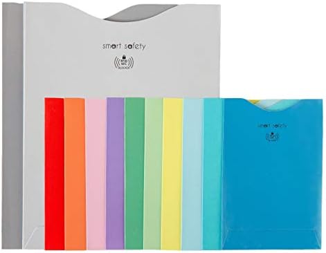 smart safety | TÜV | RFID NFC Credit Card Blocking Sleeves | 100% Protection Against Unauthorized scanning | Pack of 12