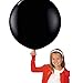 36 inch Giant Black Balloons Round Latex Balloon for Wedding Anniversary Baby Shower Birthday Party Decorations,Pack of 5