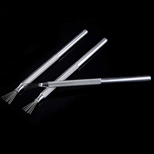 Senkary 6 Pieces Clay Ceramic Needle Detail Tools and Feather Wire Texture Tool for Clay Pottery Sculpting