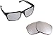 Seek Optics Replacement Sunglass Lenses for Oakley Holbrook - Shatterproof Replace a Scratched or Broken Lens in Existing Frames Chromium Silver Polarized