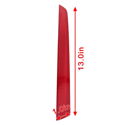 Pair Of Red Rear Bumper Reflector Lamps For 2012-2017 BMW 3-Series F30 F31 M Sport Models-301307