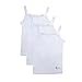 Feathers Girls Solid White Tagless Cami Super Soft Undershirts (3/Pack) 6 yrs, White