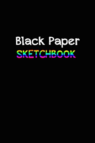 Black Paper Journal: Solid Black Journal With Black Pages_Reverse Color Notebook 6x9 inch, 110 Pages