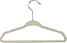 Utopia Home Velvet Baby Hangers (Pack of 25) - Small Clothes Hanger - Non Slip - Space Saver (Ivory Color)