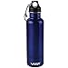 Vast Vantages Stainless Steel Beer Bottle Holder w/ Bottle Opener | Insulator within Bottle Keeps Beer Cold, Fits Most 12 Oz Bottles (Blue)