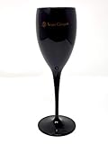 Veuve Clicquot Black Acrylic Plastic Champagne Glass Limited Edition