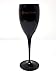 Veuve Clicquot Black Acrylic Plastic Champagne Glass Limited Edition