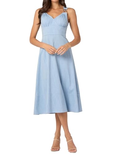 Shoshanna Women's Sky Chambray Skipper Dress