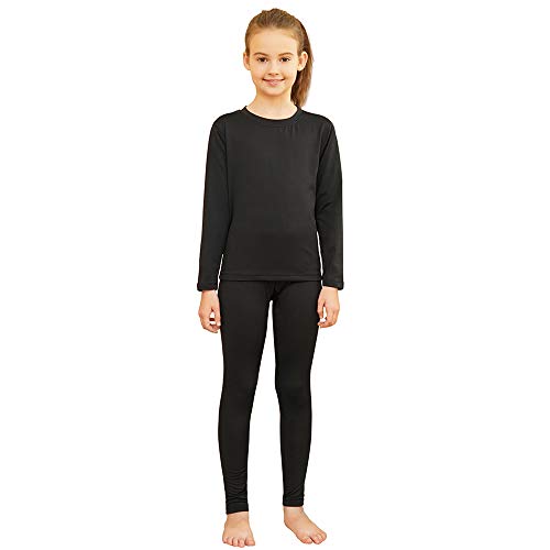 Girls Thermal Underwear Set Ultra Soft Fleece Line