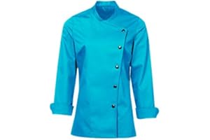 CHEF'S APPAREL Long Sleeves New Chef Coat Jacket Uniform for women ideal for food service, Caterers and Culinary professional.