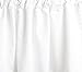 Lorraine Home Fashions Whitfield 52-inch by 18-inch Scalloped Valance, White