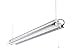 Lithonia Lighting 1242ZG RE 172J2C 4' AllSeason Shop Light, 32W, 120V, Galvanized Gray