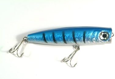 Tronix Big Bass Popper Fishing Lure (Blue Mackerel)