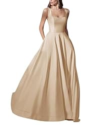 Bekvamlighet Satin Wedding Gowns for Bride with