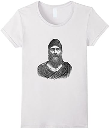 Womens beard guy hat Decebal king of dacia Medium White