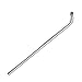 Wood Turning tool Carbide Swan Neck Hollower Woodturning Lathe finisher Tool bar With Round Carbide Insert and a Screw,for wood hobbyist or DIY or carpenter, RC-12（Handle not Include）