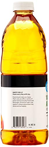 AMAZON BRAND – HAPPY BELLY 100% APPLE JUICE, BOTTLE, 64 FL OZ (PACK OF 1)