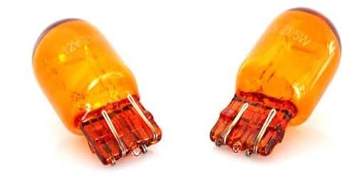 2 x T20 W21/5W 7443 Bright Amber/Orange/Yellow Left Right Turn Signal Indicator Car Bulbs 12V