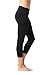 90 Degree By Reflex Yoga Capris - Yoga Capris for Women - Hidden Pocket - Black 2 Pack - Medium