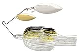 Terminator T1 Spinnerbait-Willow/Willow ,Nickel/Gold Blade (Yellow Perch, 3/8-Ounce)