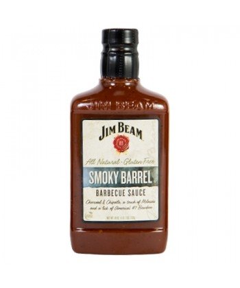 Jim Beam All Natural BBQ Sauce Variety FOUR Pack Includes: Bold N Spicy/Smoky Barrel/Maple Bourbon/Southern Tang 18oz Each