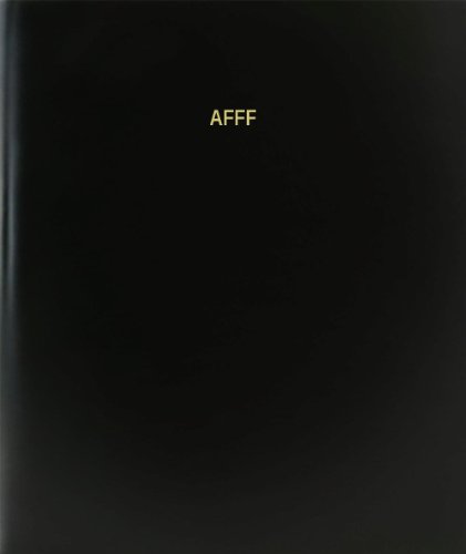 BookFactory Afff Log Book/Journal/Logbook - 120 Page, 8.5''x11'', Black Hardbound (XLog-120-7CS-A-L-Black(Afff Log Book))