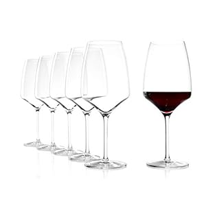 Stölzle Lausitz Copas de Bordeaux Experience juego de 6, 645 ml – Copas de cristal premium para Bordeaux, ideal para aromas, aptas para lavavajillas y resistentes a golpes