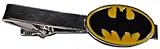 DC Comics BATMAN Logo Silvertone/Enamel TIE CLIP