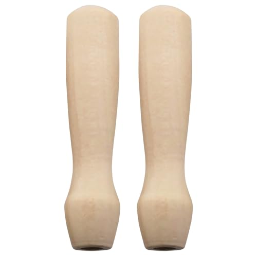 E-outstanding 2pcs Wool Felt Poking Handle Wooden Perforated Cross Stitch Felt Handle Crafts Felt Needle Pen