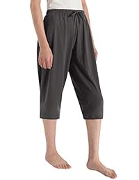 Latuza - Pantalones capri de algodón para mujer