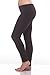 Alki'i Luxurious Cotton Lycra Fold Over Yoga Leggings, Black XL