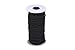 I-MART Elastic Cord, Elastic Band, Elastic Rope, Bungee, Heavy Stretch Knit Elastic Spool (Black 70-Yard Length 0.25 inch Width)