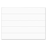 MasterVision Magnetic Dry Erase Tape Strips, 7/8 x 6 Inches, White, 25 Count (FM2518)