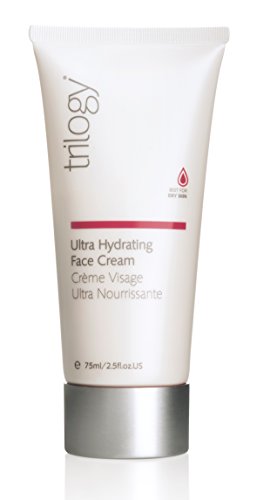 Trilogy Ultra Hydrating Face Cream for Unisex, 2.5 Ounce