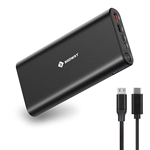 E EGOWAY 27000mAh PD Portable Charger USB C Power Bank for Smart Phones, Tablets, USB C Laptops and Other Smart Devices-Supports 100W Output - Thumbnail 6