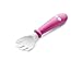 BABYBJORN Baby Spoon and Fork - Pink/Purple, 4-Count