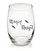 I Solemnly Swear That I Am Up to No Good and Mischief Managed Harry Potter Quote Funny Unique 15 ounce Whiskey Cocktail Stemless Wine Glass Set ~Dishwasher Safe~ MADE IN USA~