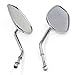 SMT-Chrome Rearview Shining Shining Mirrors Compatible With H-D FLSTC FXDB DYNA FXDF FLSTF 8mm [B013JV6TUG]