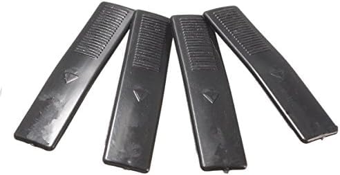 Alamor 4 Pcs Roof Rail Clip Rack Moulding Cover Replacement Black compatible with Mazda 2 3 5 6 Cx7