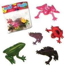 Mini Plastic Frogs - 12 Pack