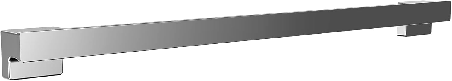 EMCO Cue Bathroom Towel Rail Wall Mounted 800mm Metal Towel Rail Towel Rail for Hand and Bath Towels, Chrome — image 1