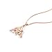 Sterling Silver Good Luck Irish Celtic Knot Triangle Lover Heart Shaped Pendant Necklace, 18
