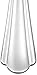Amazon Basics Stainless Steel Dinner Forks with Scalloped Edge, Pack of 12, Silver