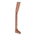 Flameer DIY Acoustic Guitar Neck Mahogany Neck + Rosewood 20 Frets Fingerboard for Luthiers Supplies