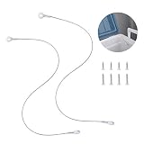 AIEVE Replacement Lid Strap for Coleman Coolers,14" Heavy Duty Stainless Steel Cooler Lid Strap Replacement Plastic Lid Strap for Igloo Coolers and Coleman Coolers Replacement Parts
