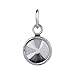 Loving Family Sterling Silver Mothers Loving Embrace Clear Crystal Charm for April