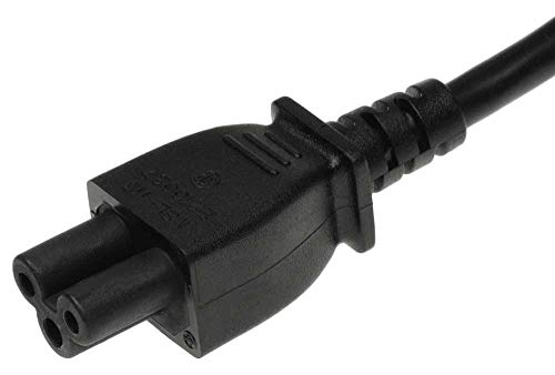 SF Cable 1 feet 18 AWG NEMA 5-15P to C5 Power Cord 3-Slot Mickey Mouse Style - Thumbnail 4