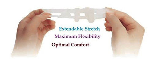 Gel Toe Separator Toe Straightener Toe Spacers (2 Pairs) Toe Stretchers Bunion Pain Relief - Hammer Toe Corrector - Toe Spreader -Toe Alignment Bunion Correction and Overlapping Toes
