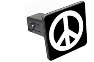 GRAPHICS & MORE Peace Sign Tow Trailer Hitch Cover Plug Insert 1 1/4 inch (1.25")